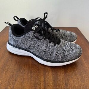 APL Sz. 9 Women’s Black and Gray Knit Sneakers